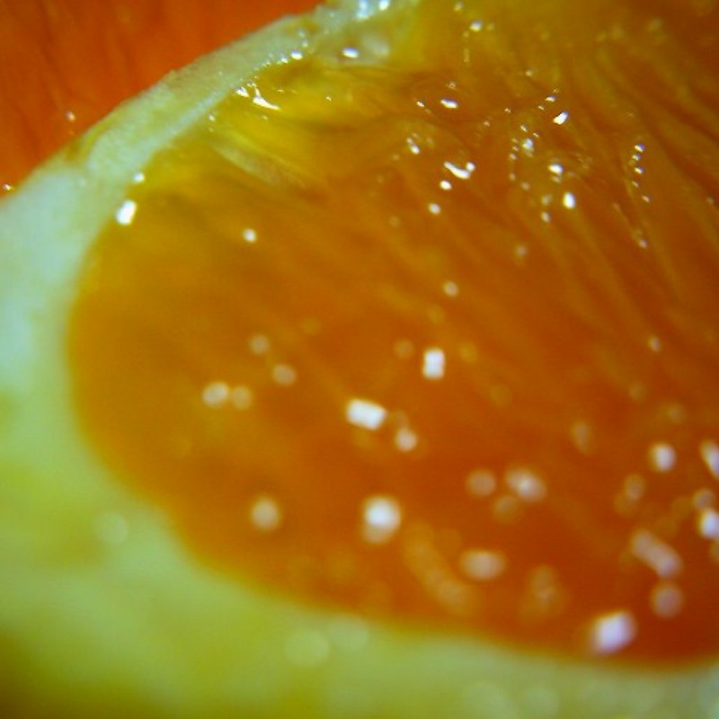 オレンジ色の果実