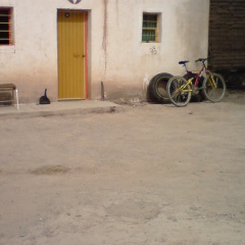 メキシコの小さな村の宿。