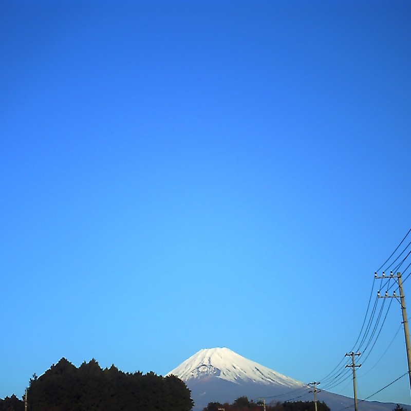 近づいてきたよ、富士山
