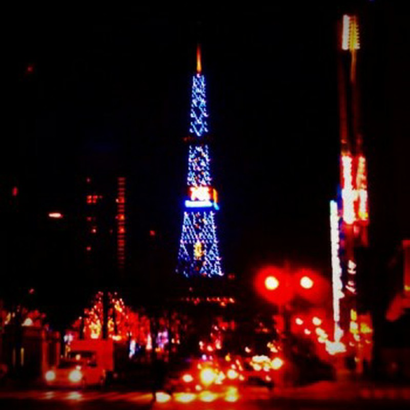 12月の札幌テレビ塔