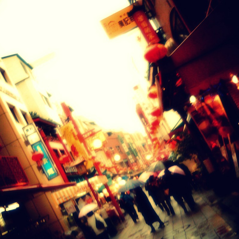 あめ、なんきんまち。