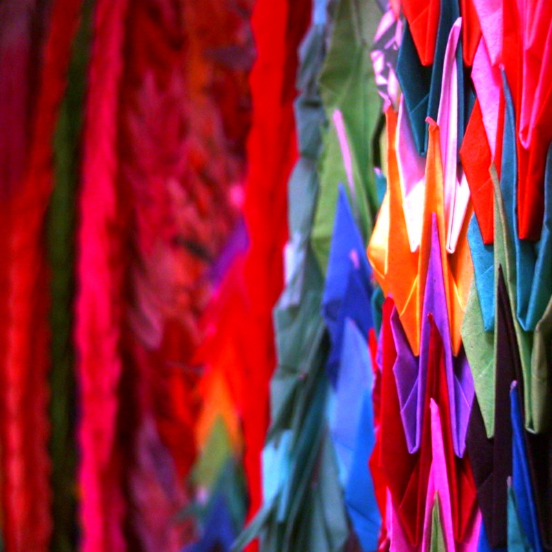 カラフル・crane (鶴)