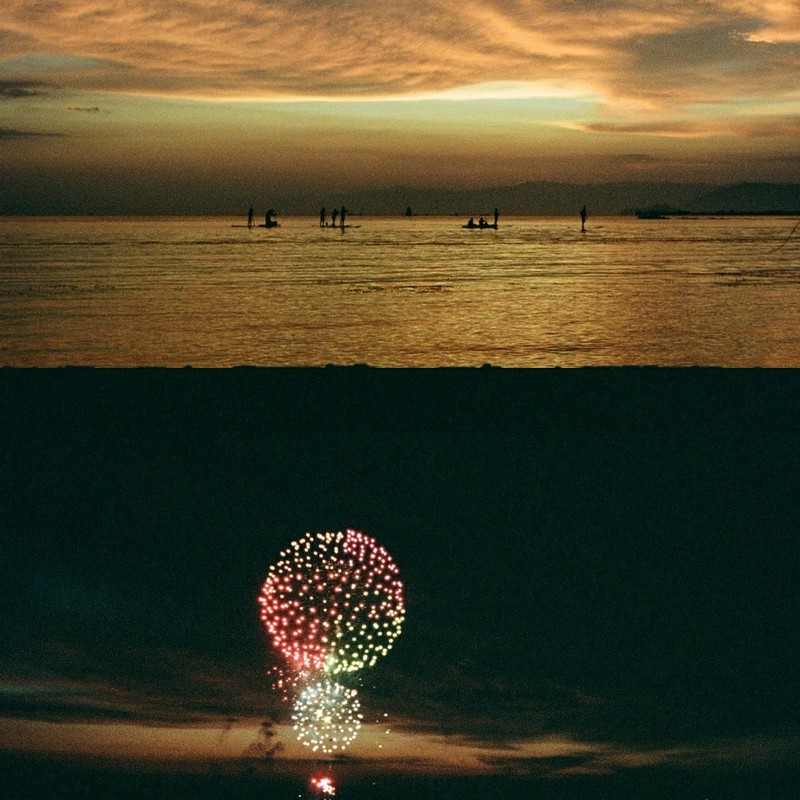 黄昏パドリング