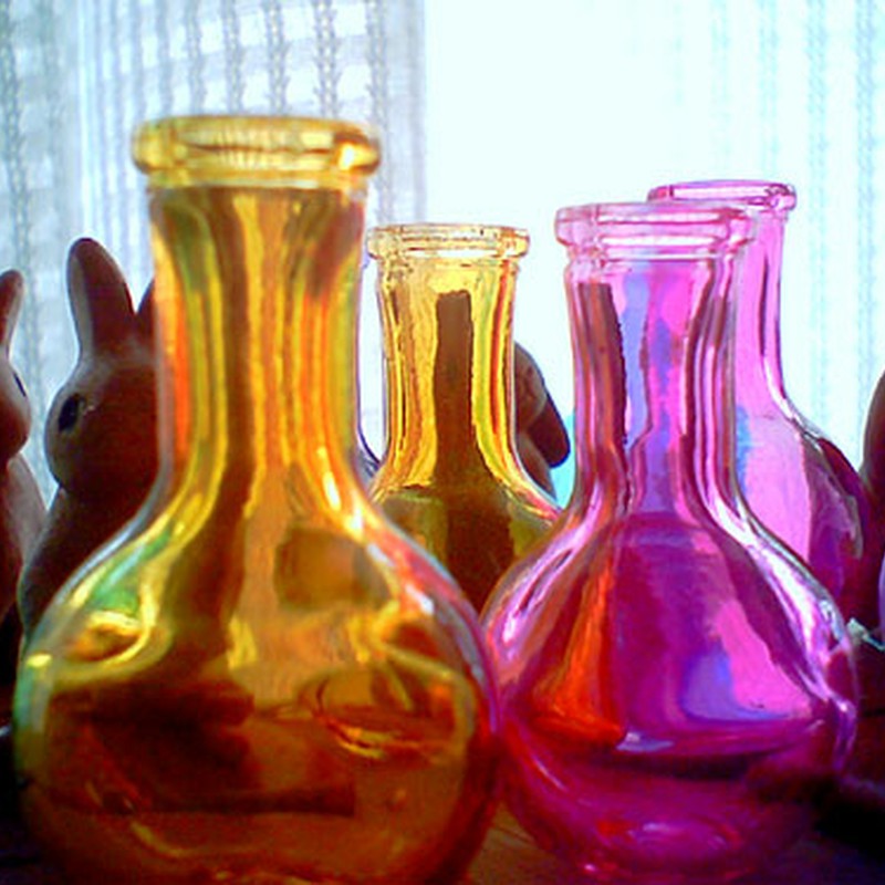 カラフルガラス瓶