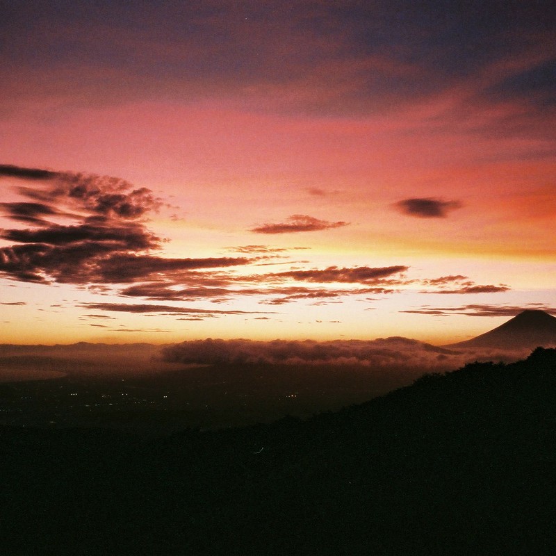 富士の夕焼け
