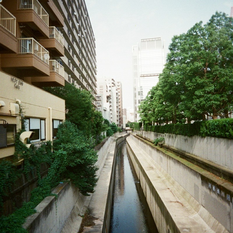 細く、長く流れる。
