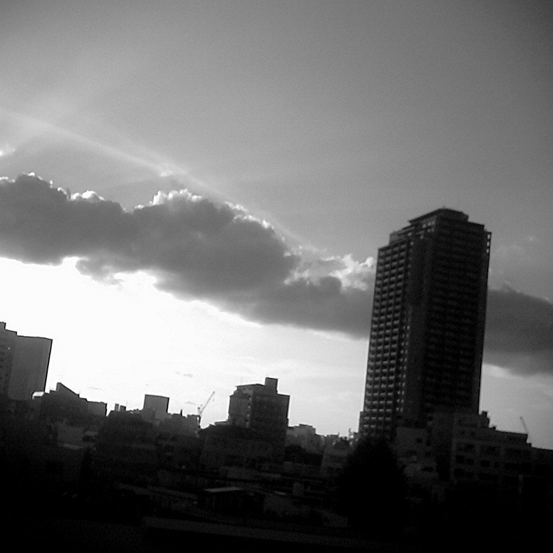 どこまでも続く雲。