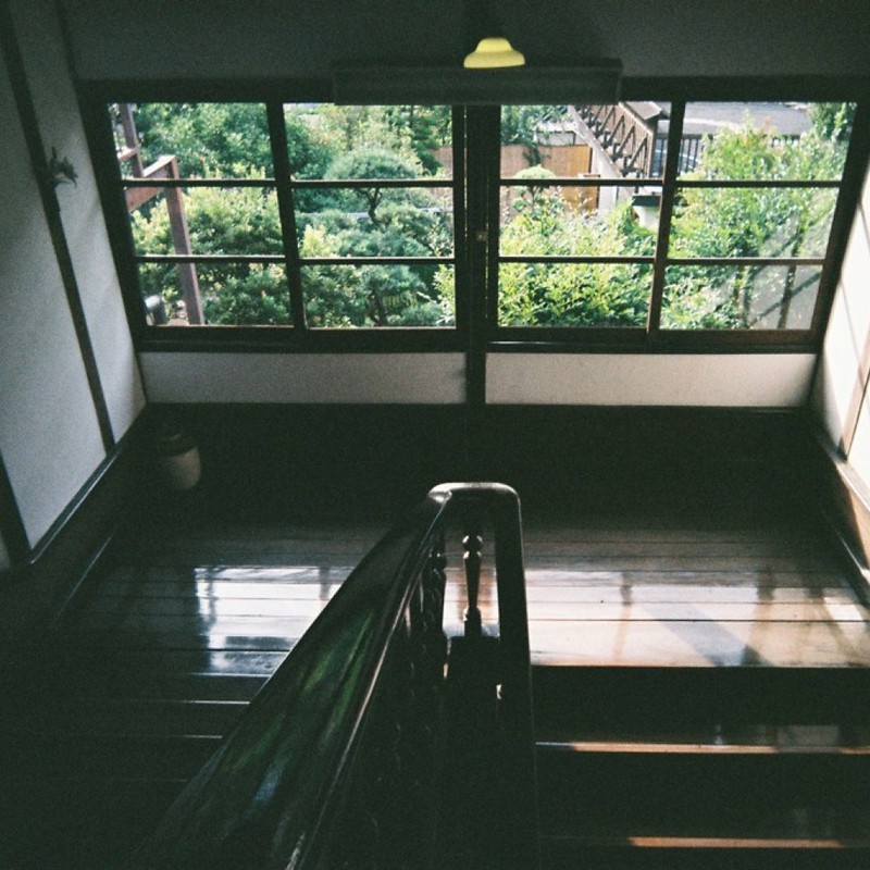 日奈久金波楼の階段