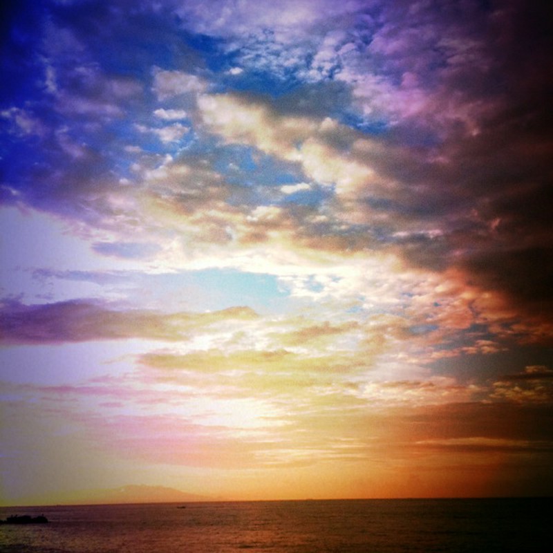 朝焼けグラデーション