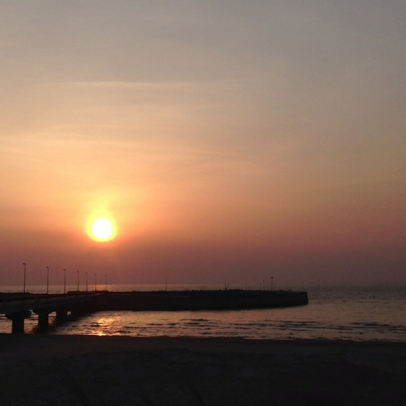 日本海夕陽