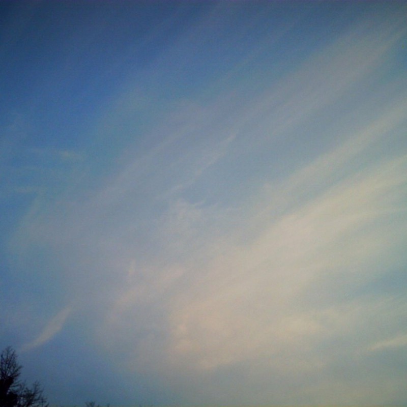 夕方になる寸前