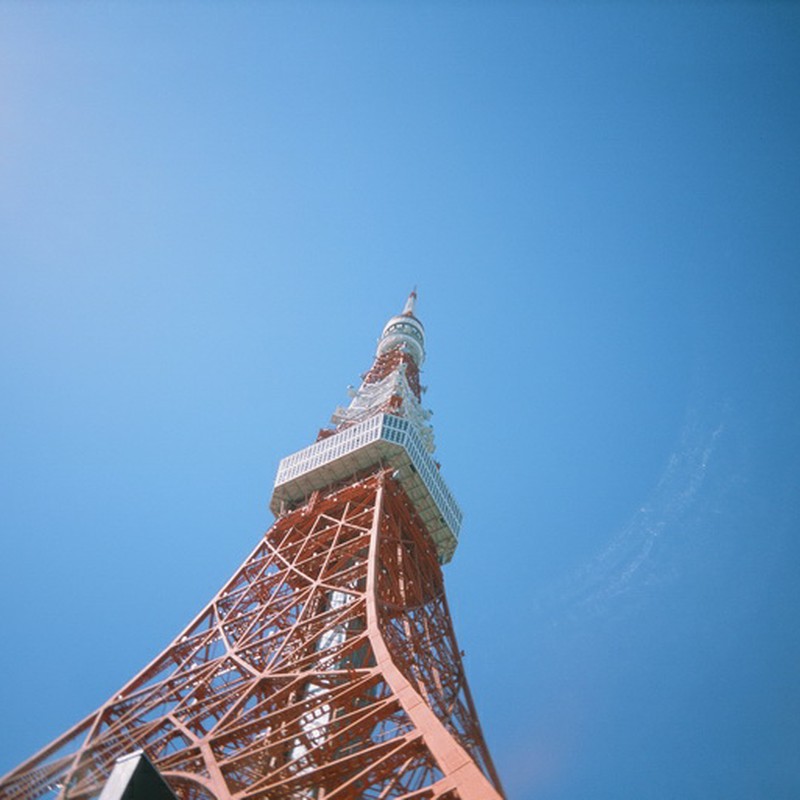 きれいな空と東京タワー