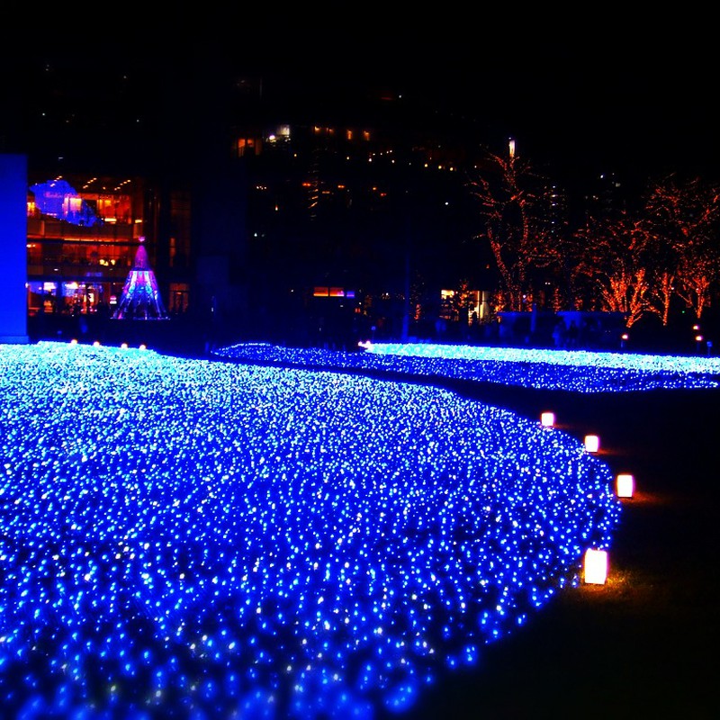 青の絨毯 ～ クリスマスイルミネーション～ ☆
