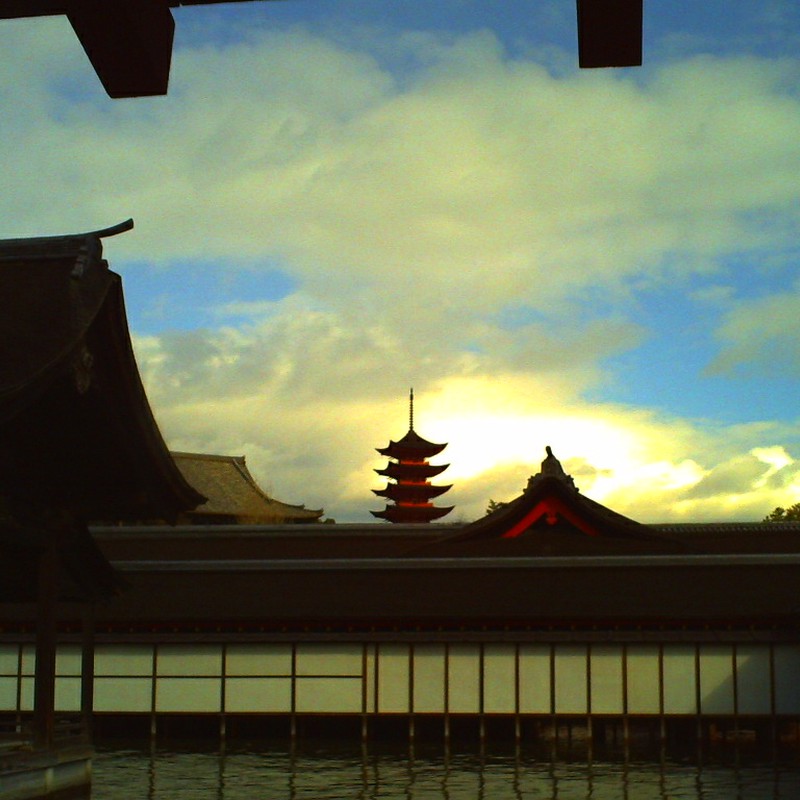 厳島神社からの眺め