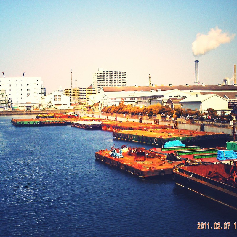 京浜工業地帯　運河