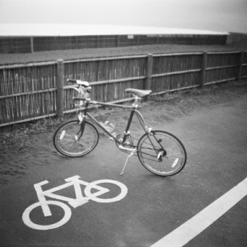 標示と自転車(Diana mini ver.