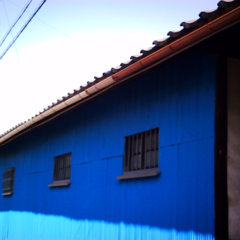 青い家