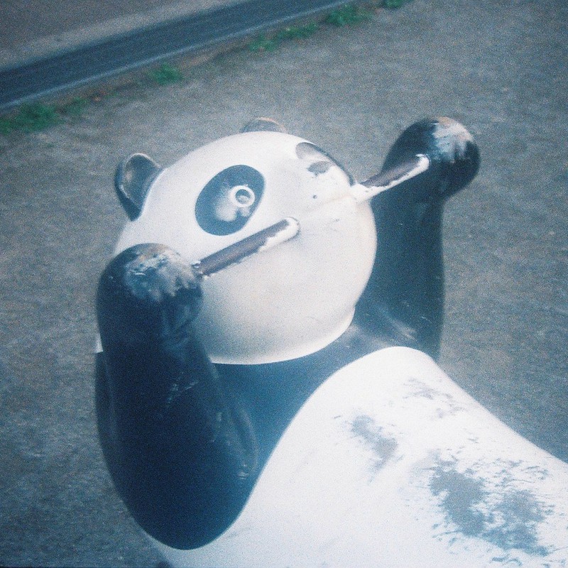 大熊猫型乗用遊具