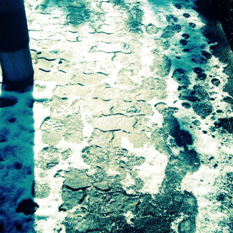 雪降ったみたい