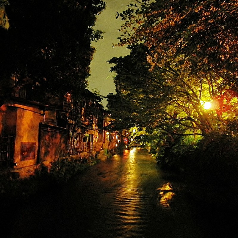 祇園の小さな川