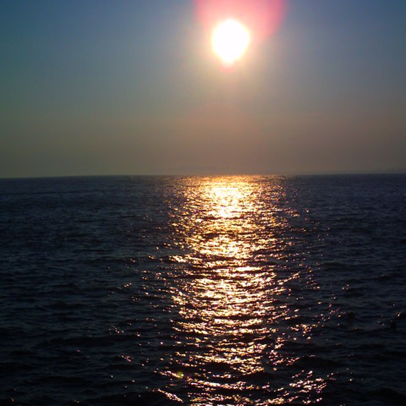 江ノ島の夕日
