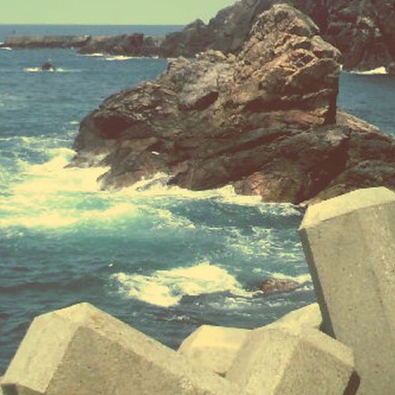 海×岩×テトラポッド
