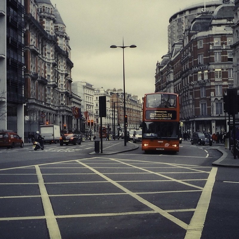 Crossroad in London