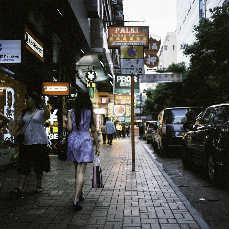 The street in Kowloon