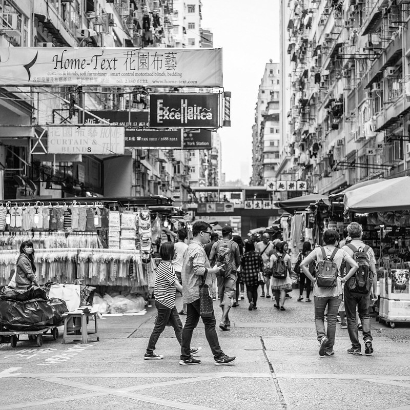The market in MongKok