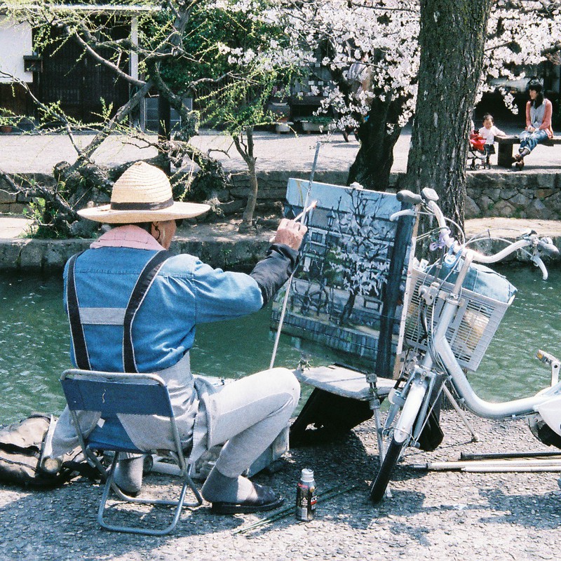 絵描きのおじさん