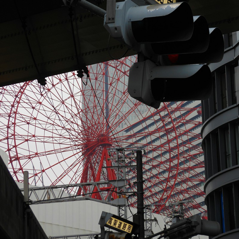 大阪景色『都会の観覧車』