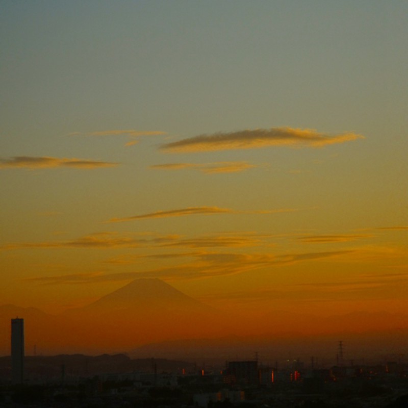 Mt Fuji in Sunset