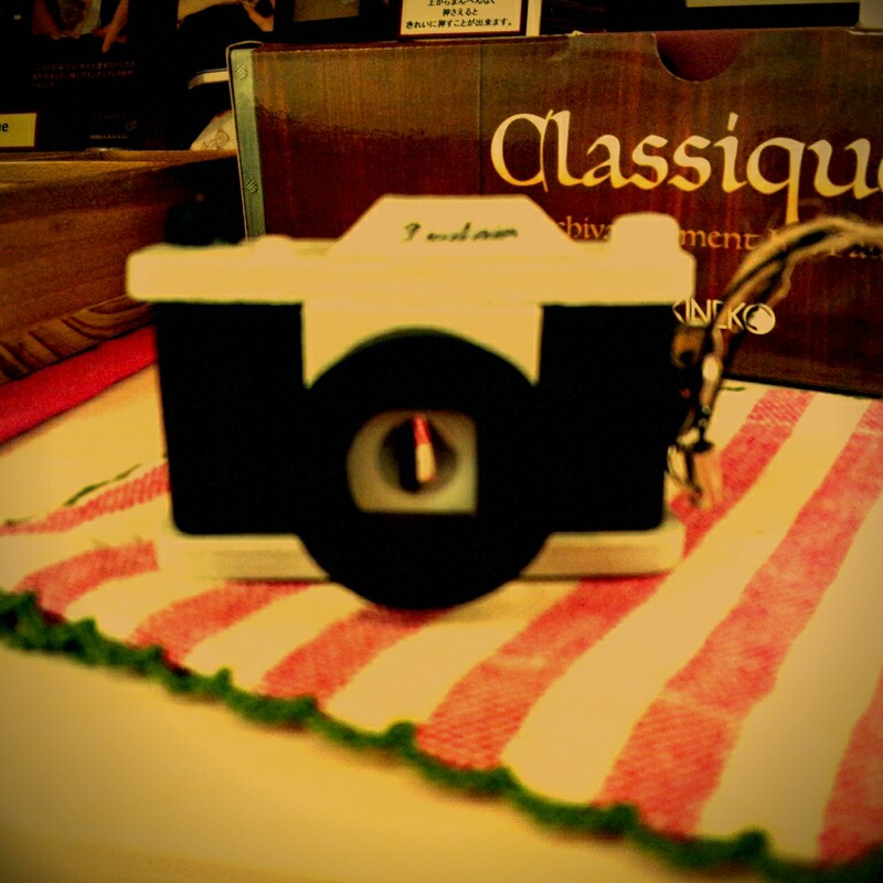 カメラ型えんぴつ削り♪