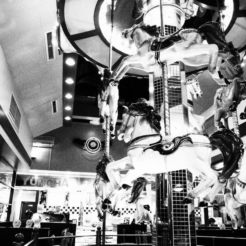 最後はやっぱりメリーゴーランド