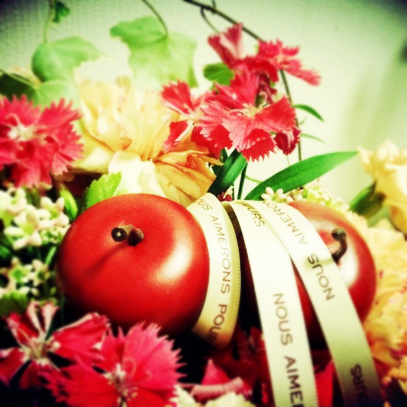 おいしそうな小さなりんご