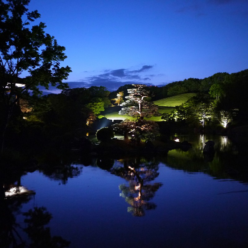 日本庭園『ライトアップ』