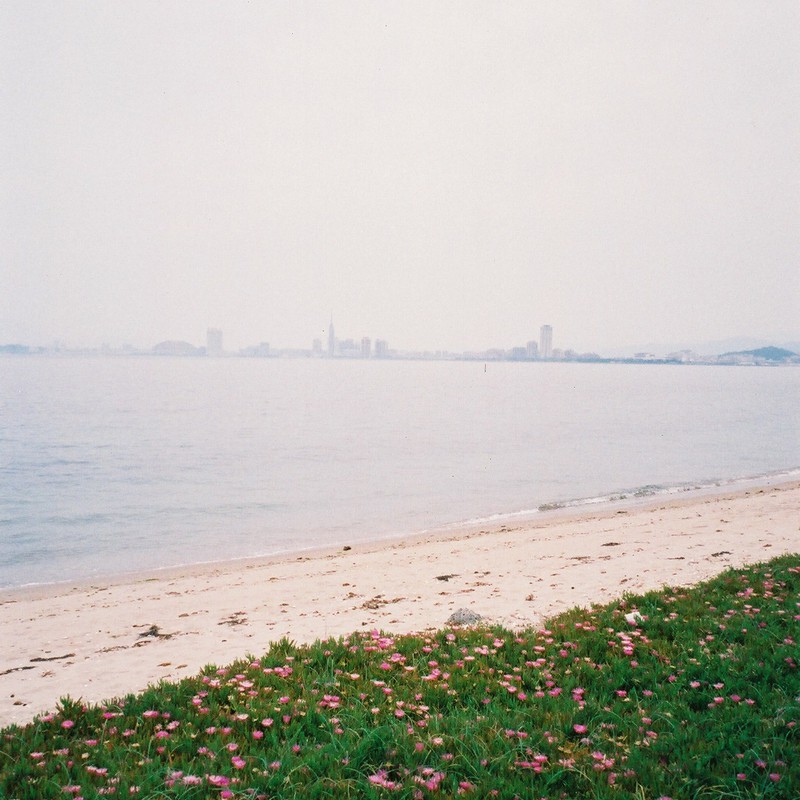 能古島より百道浜