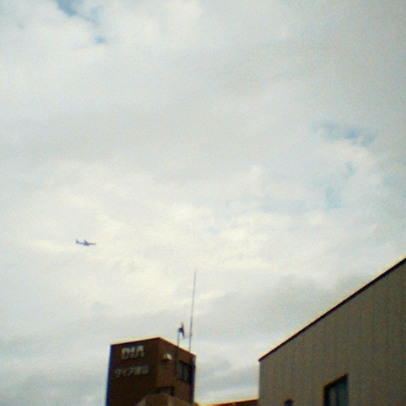 雲　+　飛行機