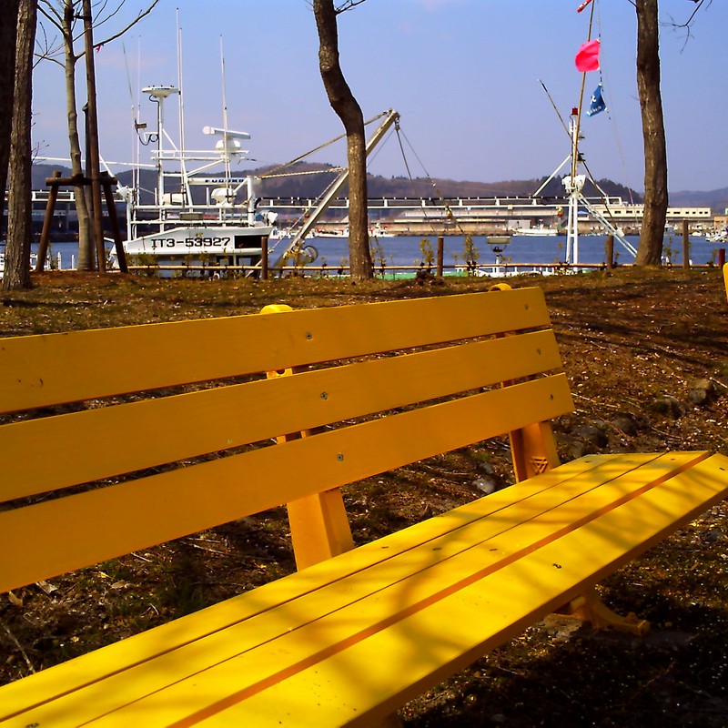 幸せの黄色いベンチ？