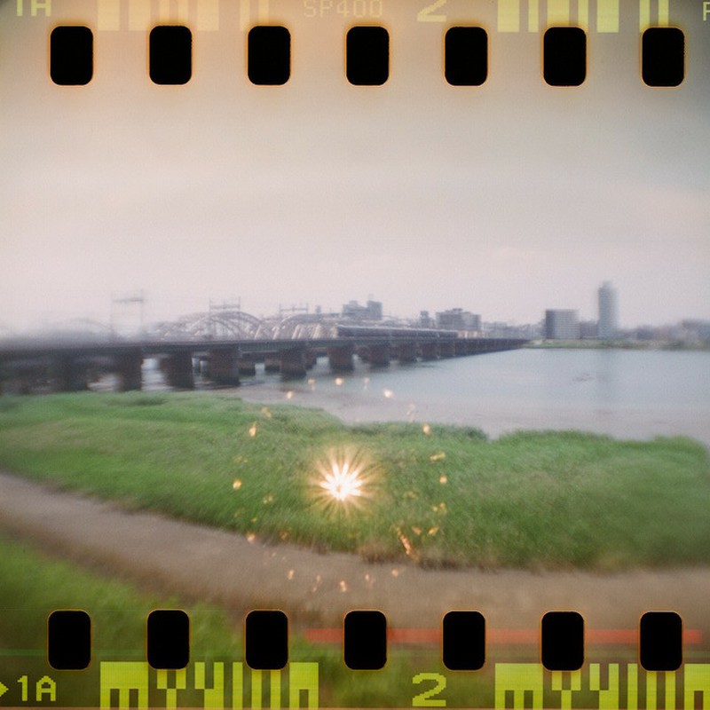 淀川で花火。
