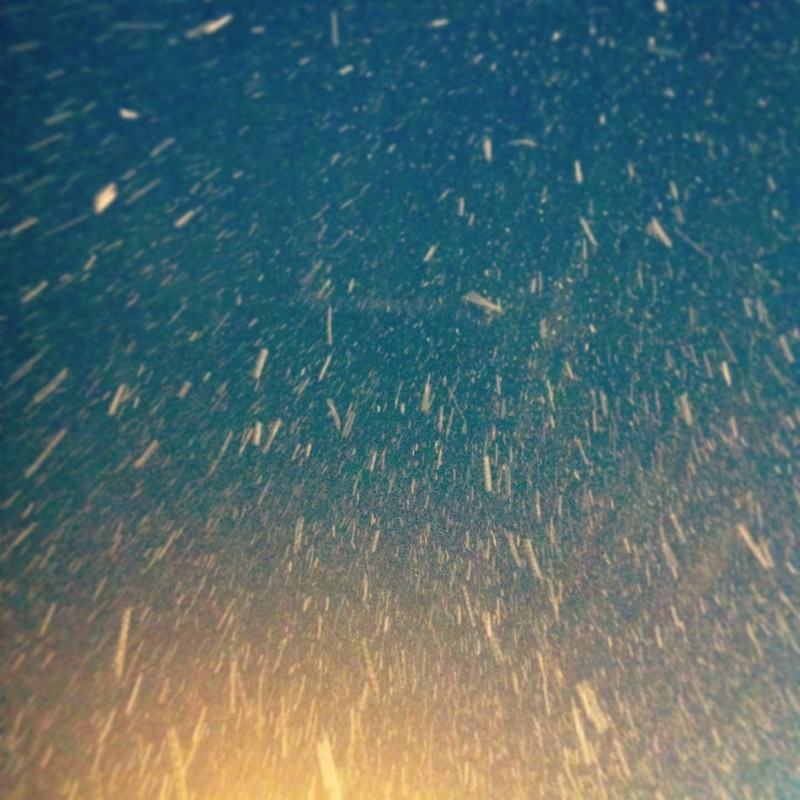 snowing!!