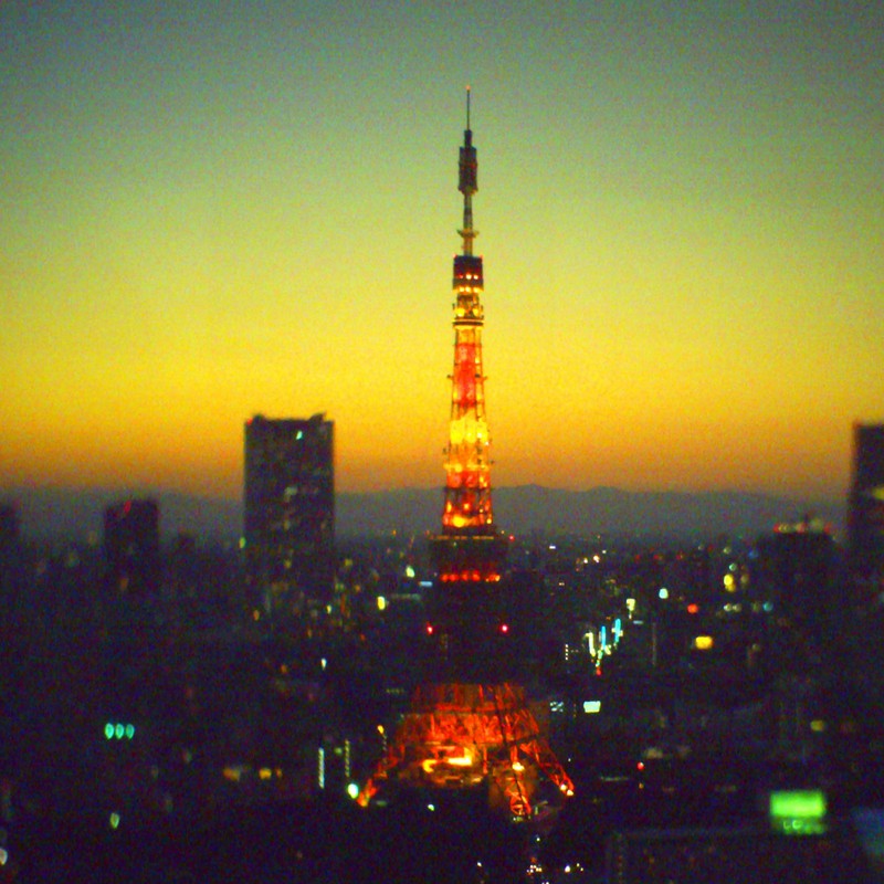 夕暮れ東京タワー