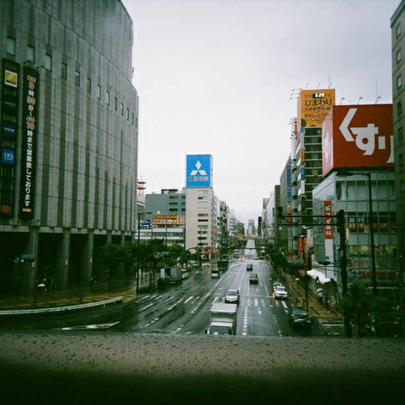 雨の大阪