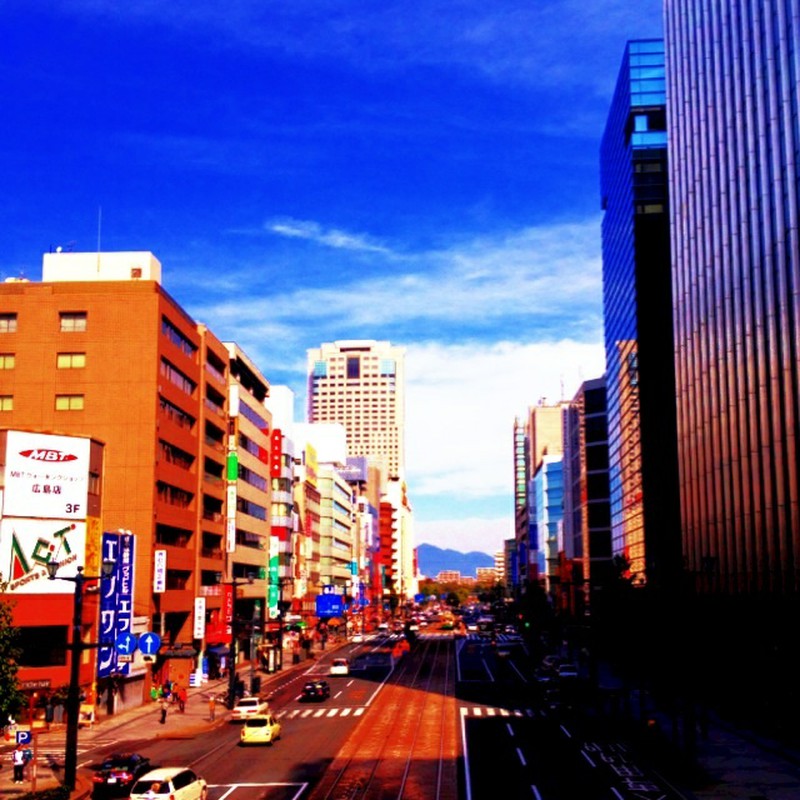 広島市電のある風景