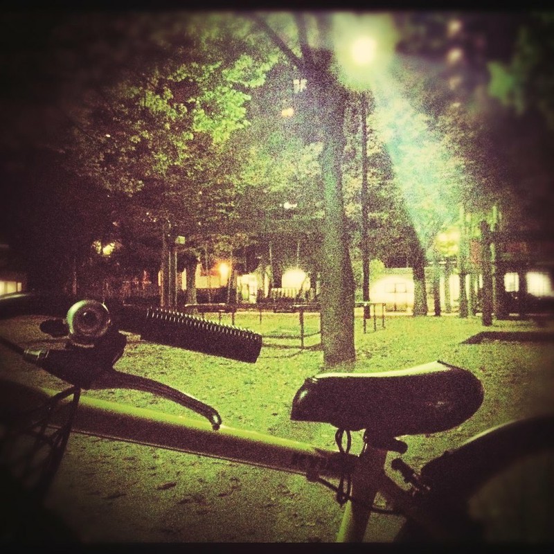 深夜自転車散歩