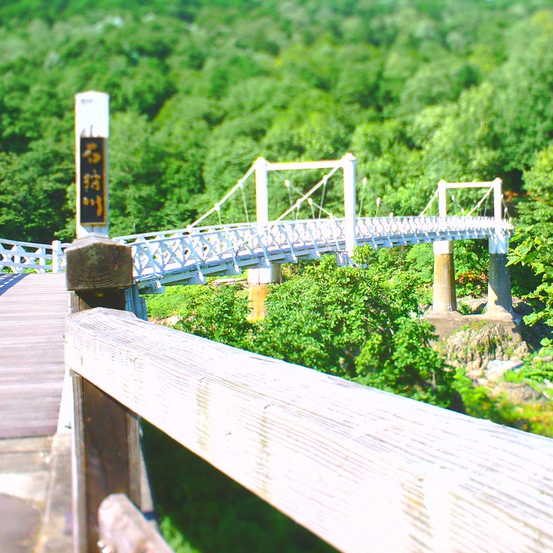 ミニチュアつり橋