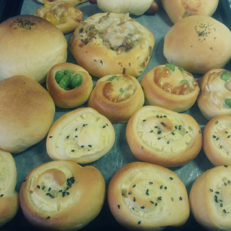 色んなパン焼けました