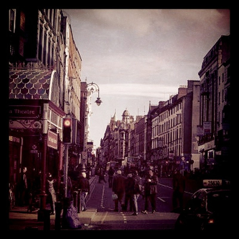 Dublinの街