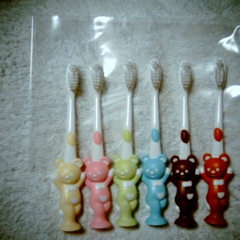 クマさん歯ブラシ