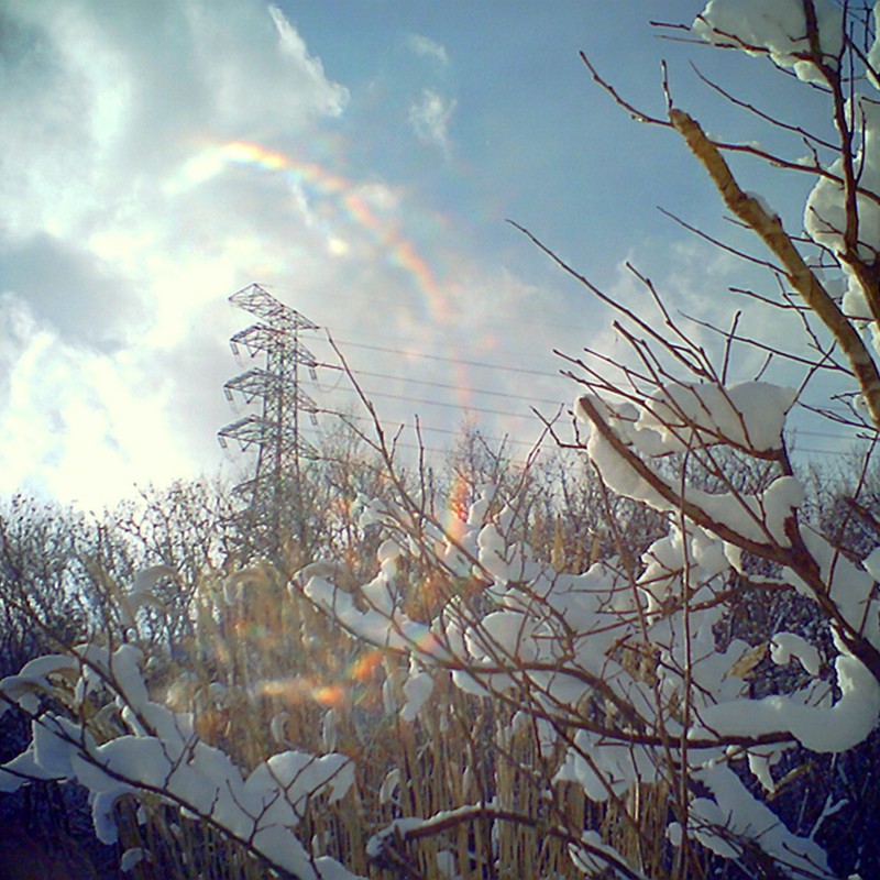 鉄塔と冬空*ポケデジ